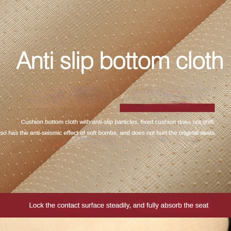 PU Leather Car Seat Cover Universal Minimalism Soft Seat Cushion Protective Cover with Storage Pocket Car Interior Accessories