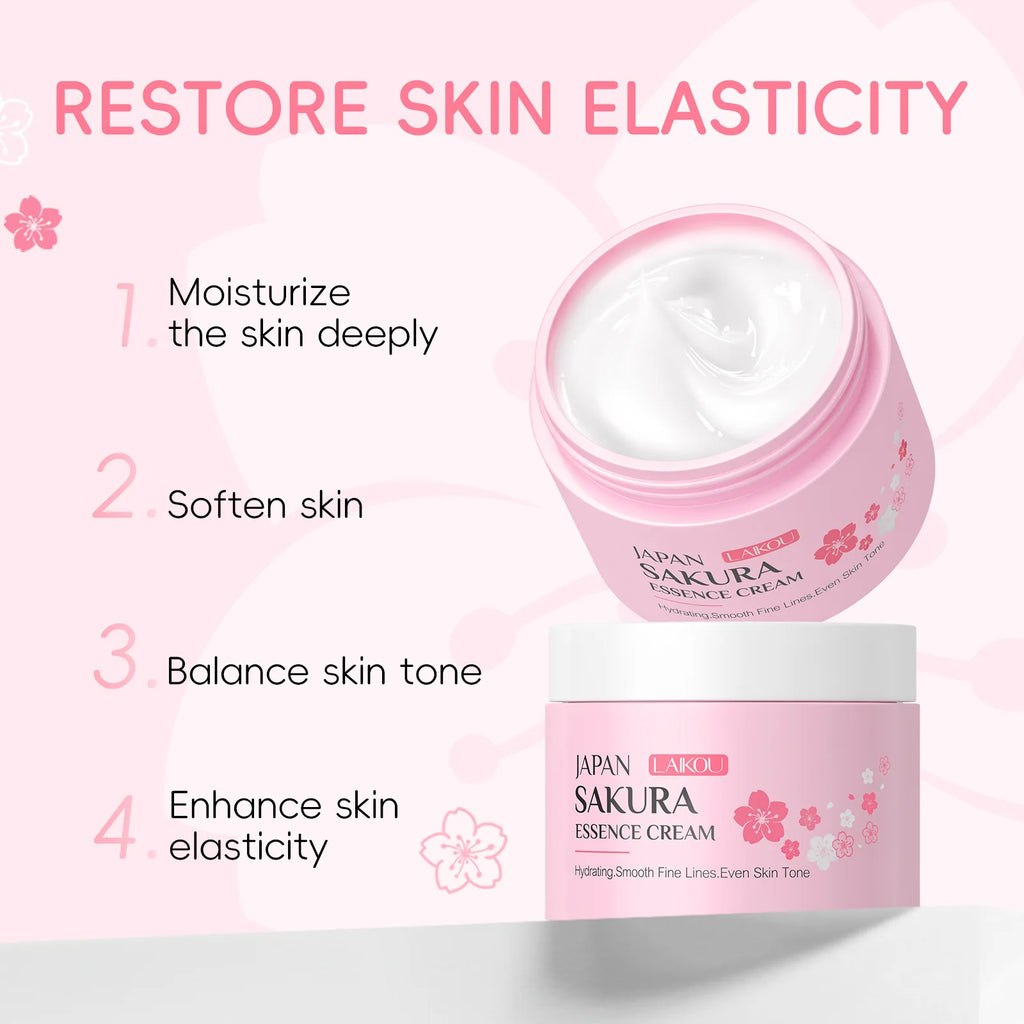 Sakura Skin Care Set 24pcs – Eye & Lip Masks, Serum, Mud Masks, Cleanser, Toner, Essence & Cream