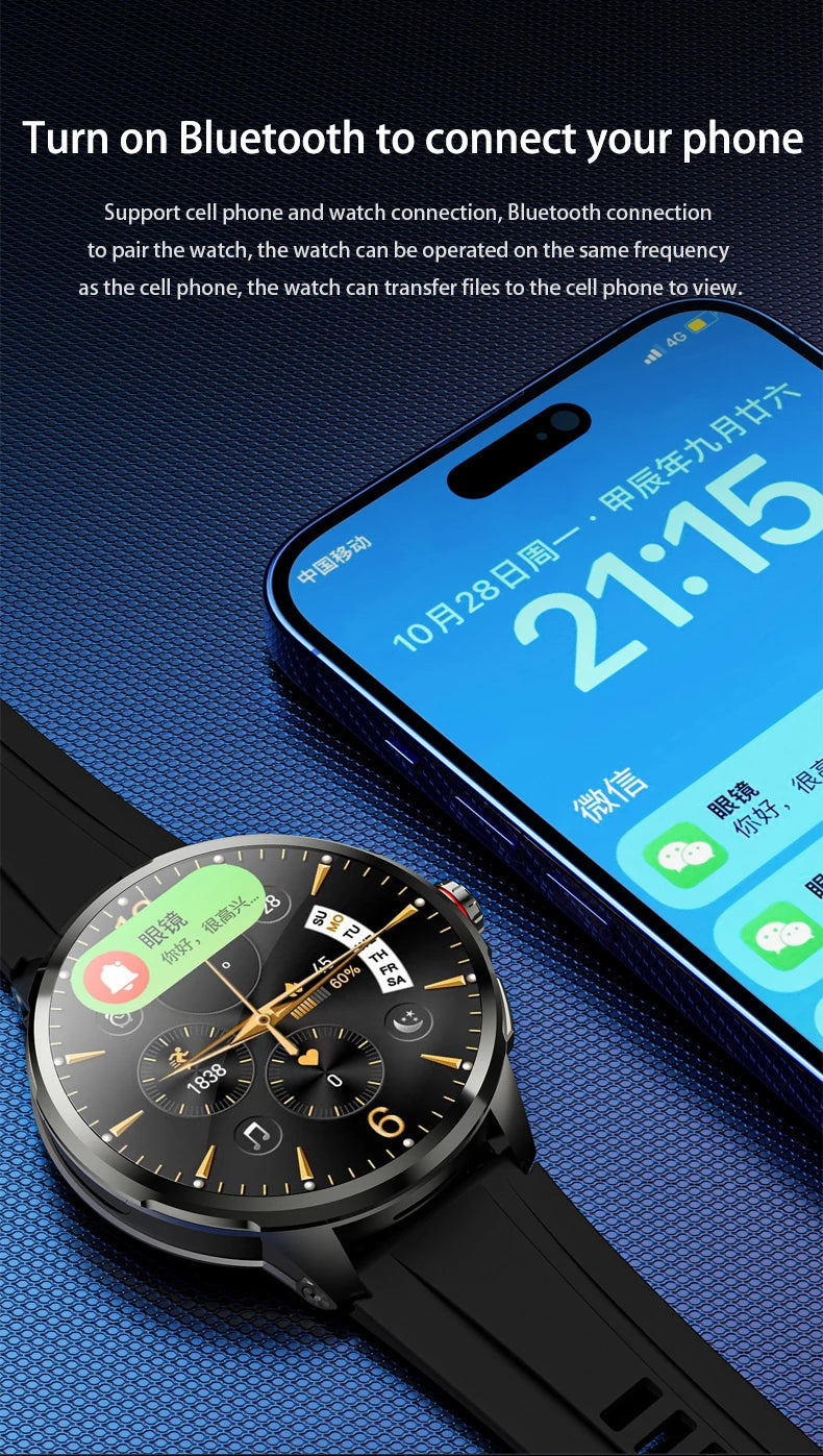 Original H99 Smart Watch Android Watches 1.95inch Amoled Screen Men's Smartwatch With 8MP Rotating Camera GPS WIFI Sim Card Slot