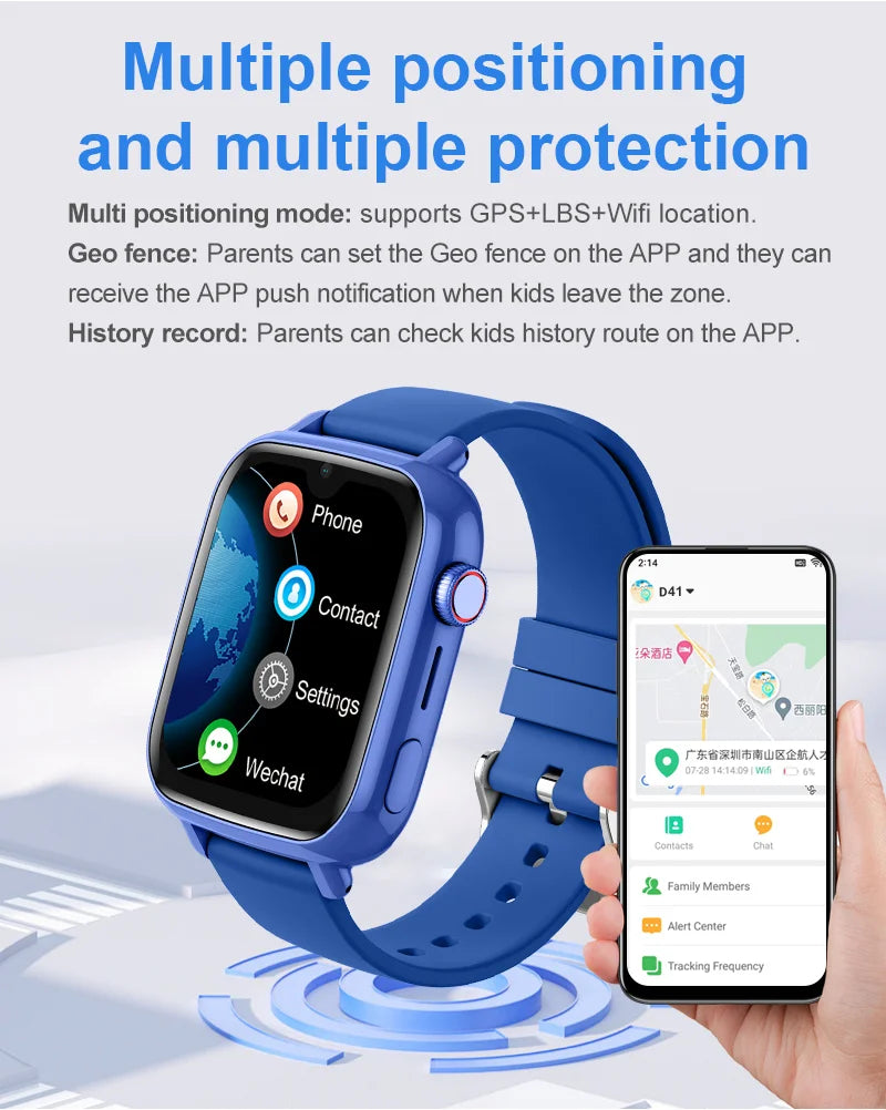 4G Kids GPS Smart Watch with Video Call & SOS
