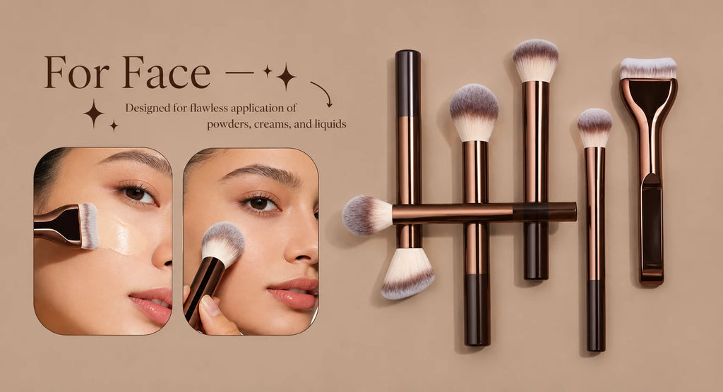 14pcs Professional Makeup Brushes – Premium Synthetic Travel Set