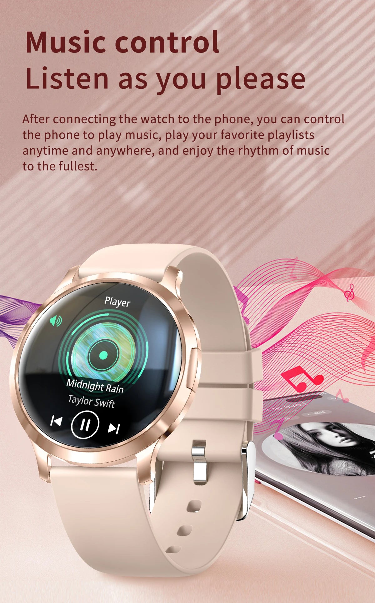 1.32-Inch AMOLED Smartwatch with 100+ Sports Modes & Bluetooth Calling