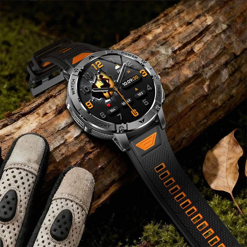1.7-Inch IPS Smartwatch with Bluetooth Calls, SOS & 120+ Sports Modes