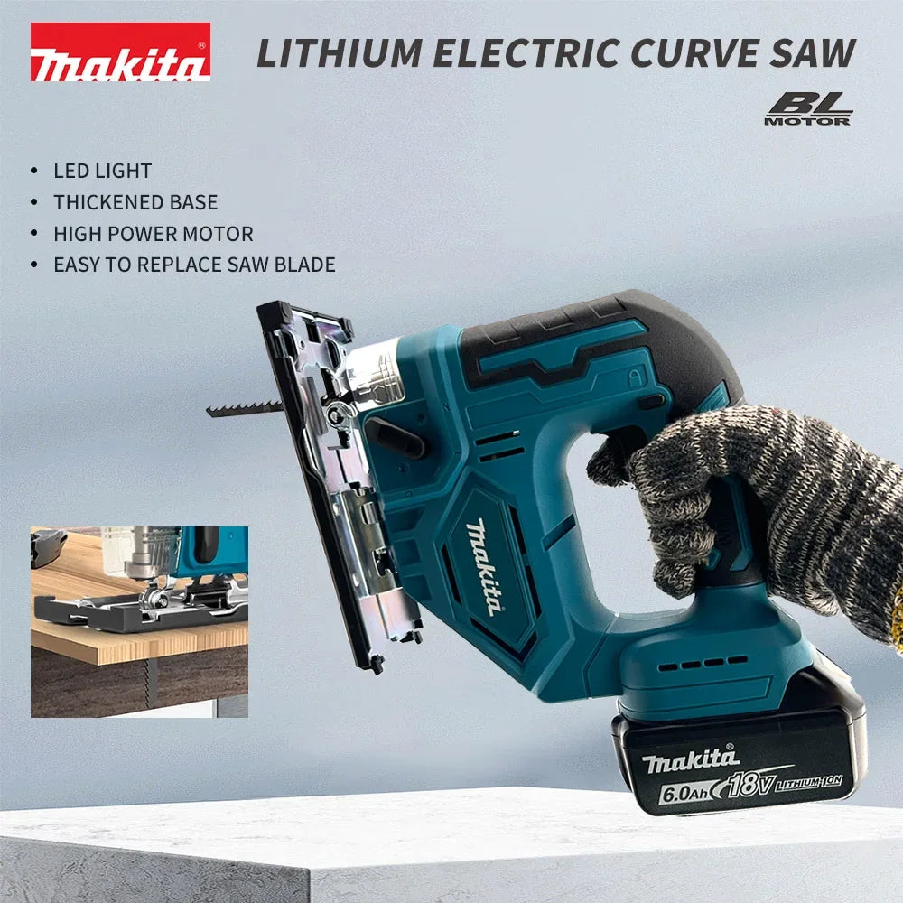 Makita-Compatible Cordless Jigsaw – Brushless, 2000RPM