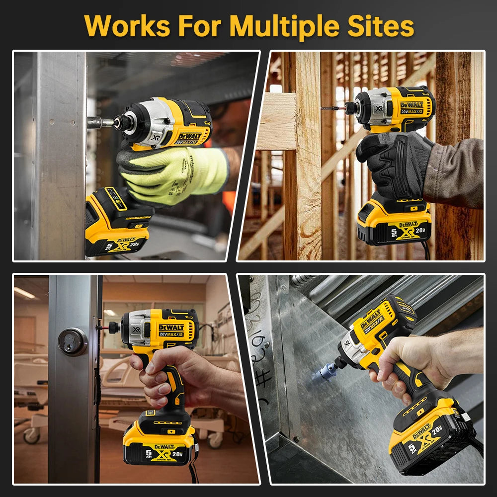 DEWALT DCD887 Cordless Brushless Electric Drill — Screwdriver Power Tool for Drilling & Screw Removal