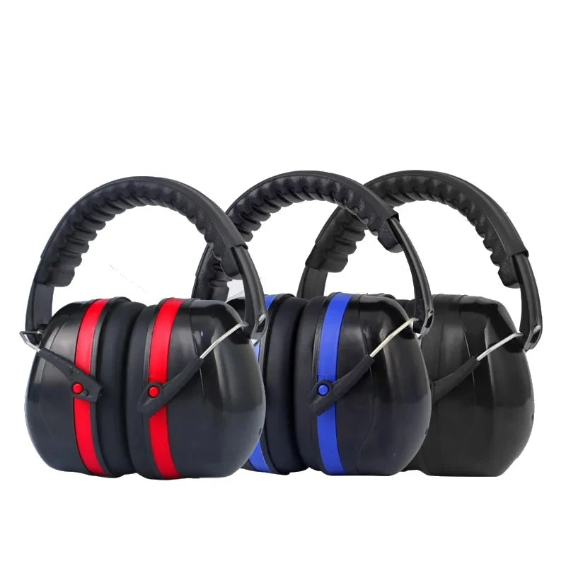 Foldable Anti-Noise Ear Muffs, Sound Reduction Hearing Protection for Work and Shooting