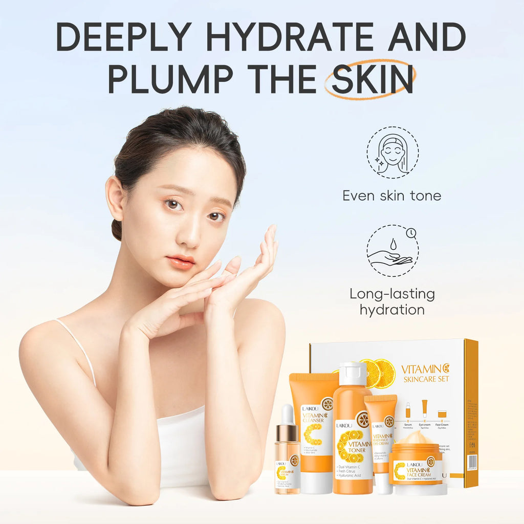 Vitamin C Brightening Skincare Set 5pcs