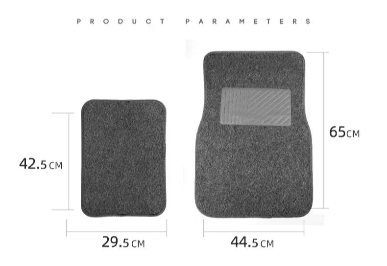 Universal Carpet Car Floor Mats – SUV/Sedan/Van