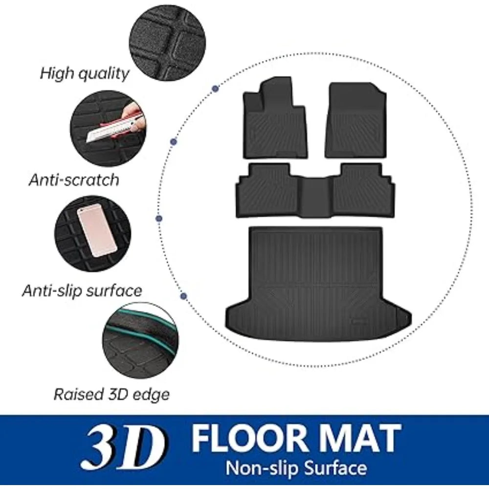 Hyundai Tucson Floor Mats 2022–2025 – All-Weather Full Set