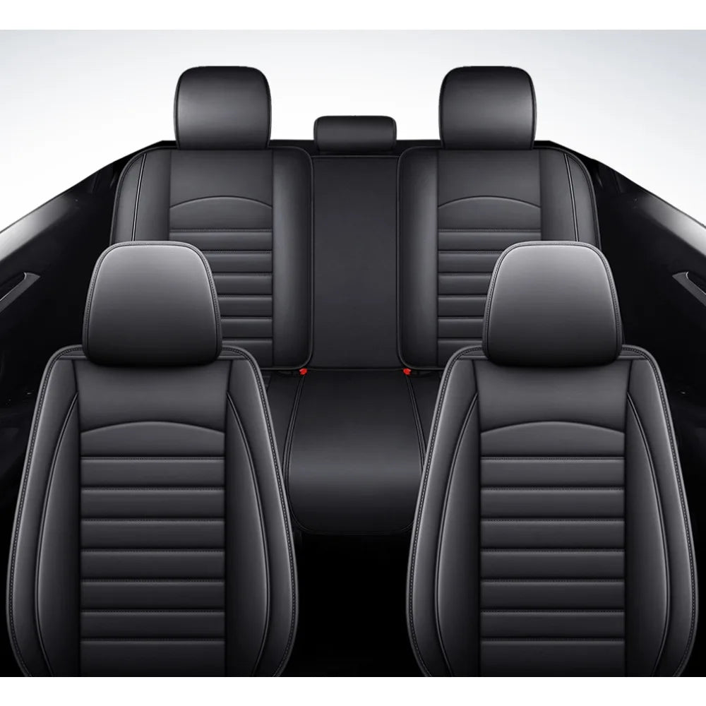 Full Coverage Pu Leather Car Seat Covers for HYUNDAI Tucson Santa FE i30 i40 Veloster Creta Elantra Car Accessories