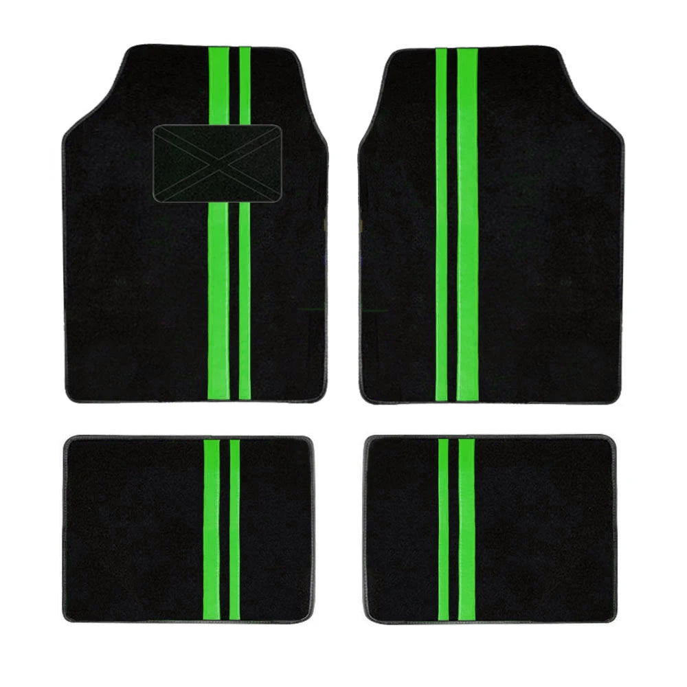 4pcs Universal Car Floor Mats  Auto Foot Pad Protector Waterproof  Rugs Carpet For Car Automotive Interior ccessories