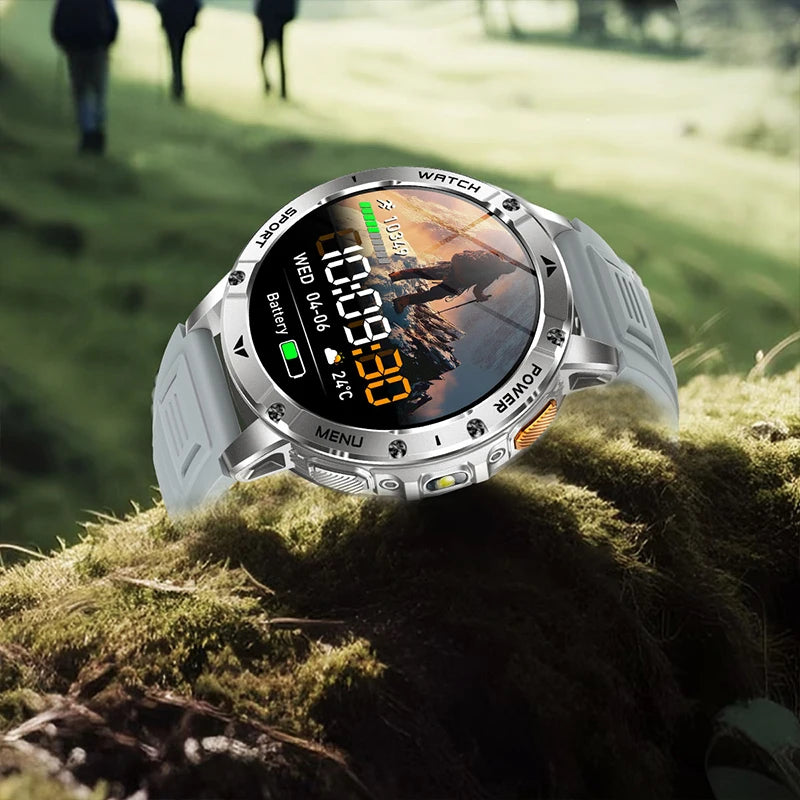 1.7-Inch IPS Smartwatch with Bluetooth Calls, SOS & 120+ Sports Modes