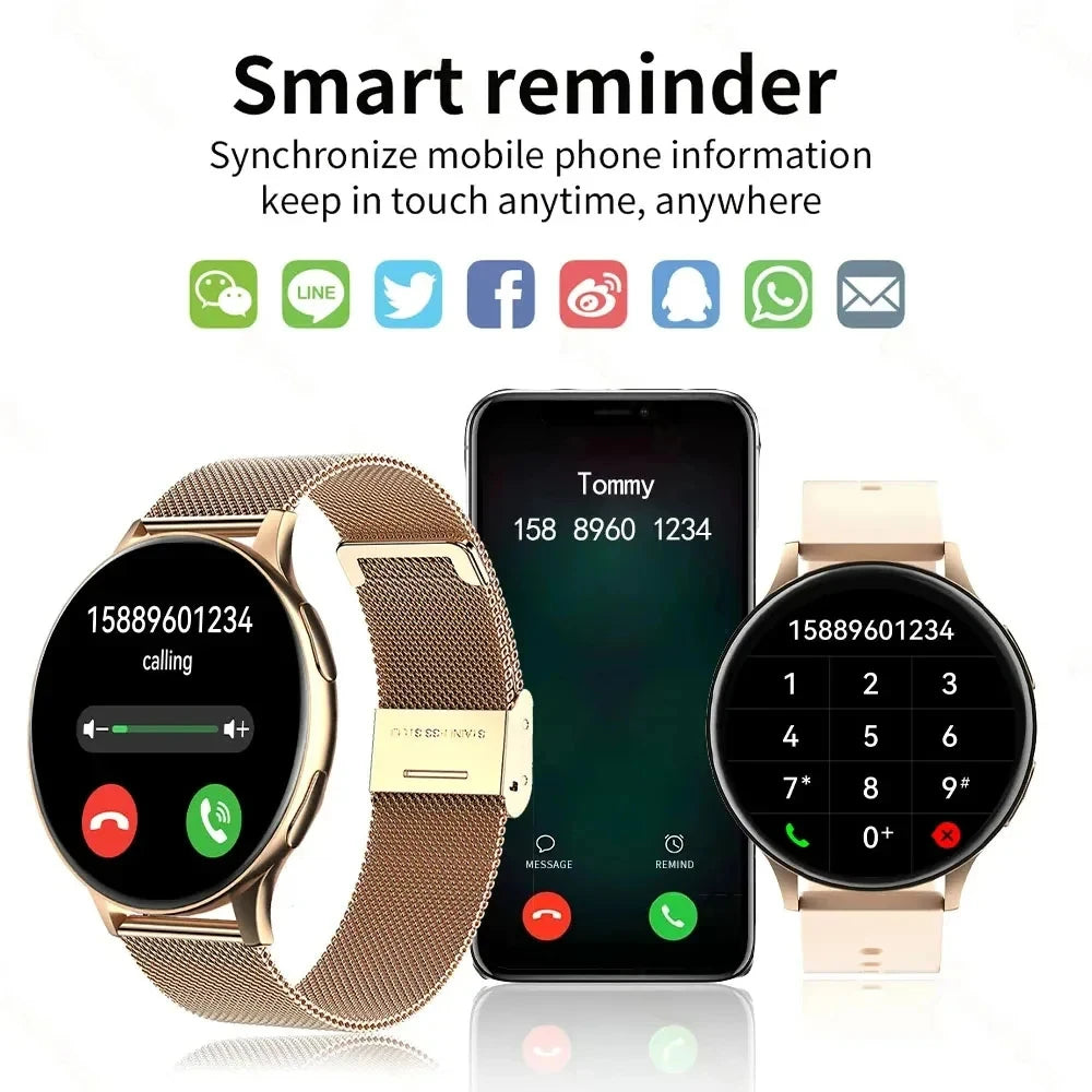 LIGE New Smart Watch 2025 Wireless Charging Smartwatch – Bluetooth Calls, Custom Watch Face, Fitness Bracelet
