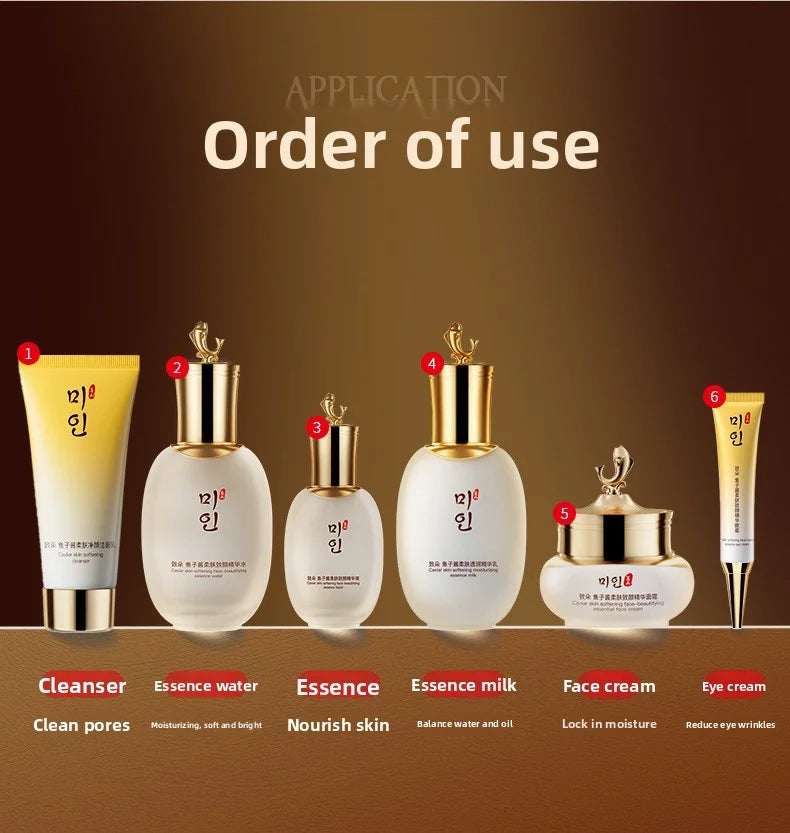 Caviar Anti-Wrinkle Skincare Set – Firming, Lifting & Hydrating Face Kit for All Skin Types