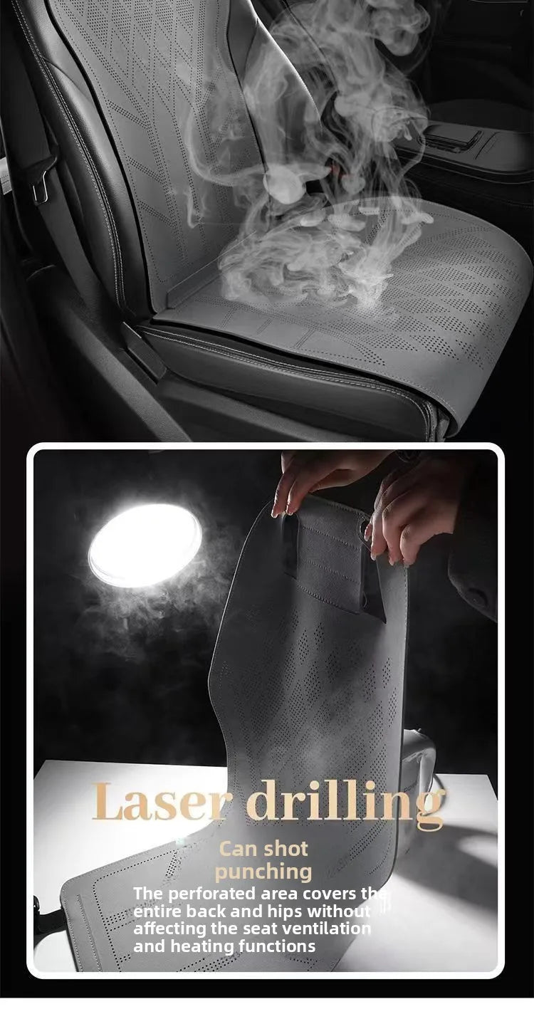 High Quality Suede Cover Universal High-end Car Seat Cover Breathable Seat Anti-slip Luxury Car Protection Thin Suede Seat Cover