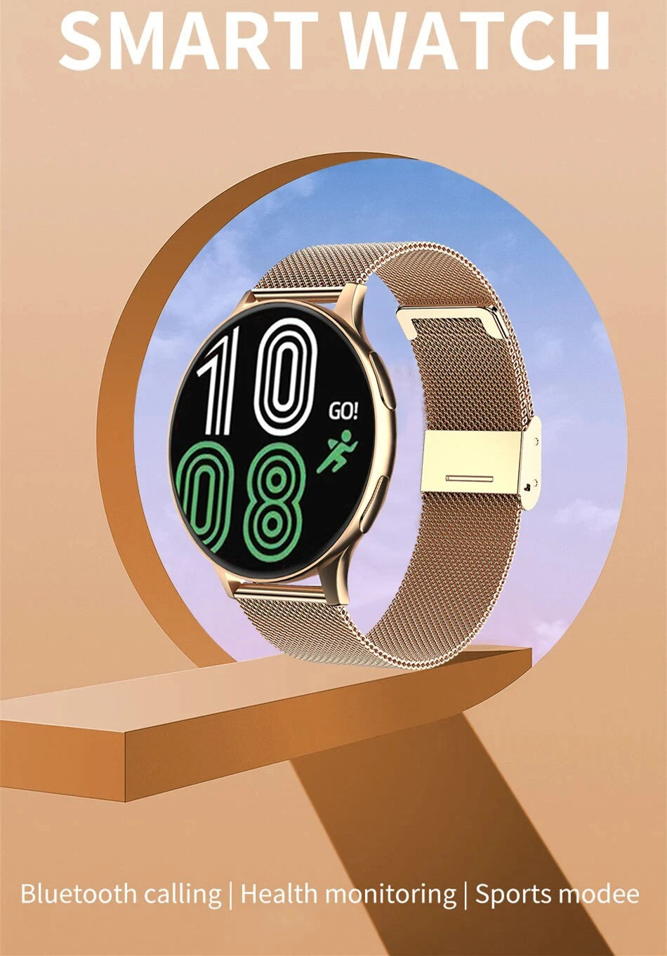 LIGE New Smart Watch 2025 Wireless Charging Smartwatch – Bluetooth Calls, Custom Watch Face, Fitness Bracelet
