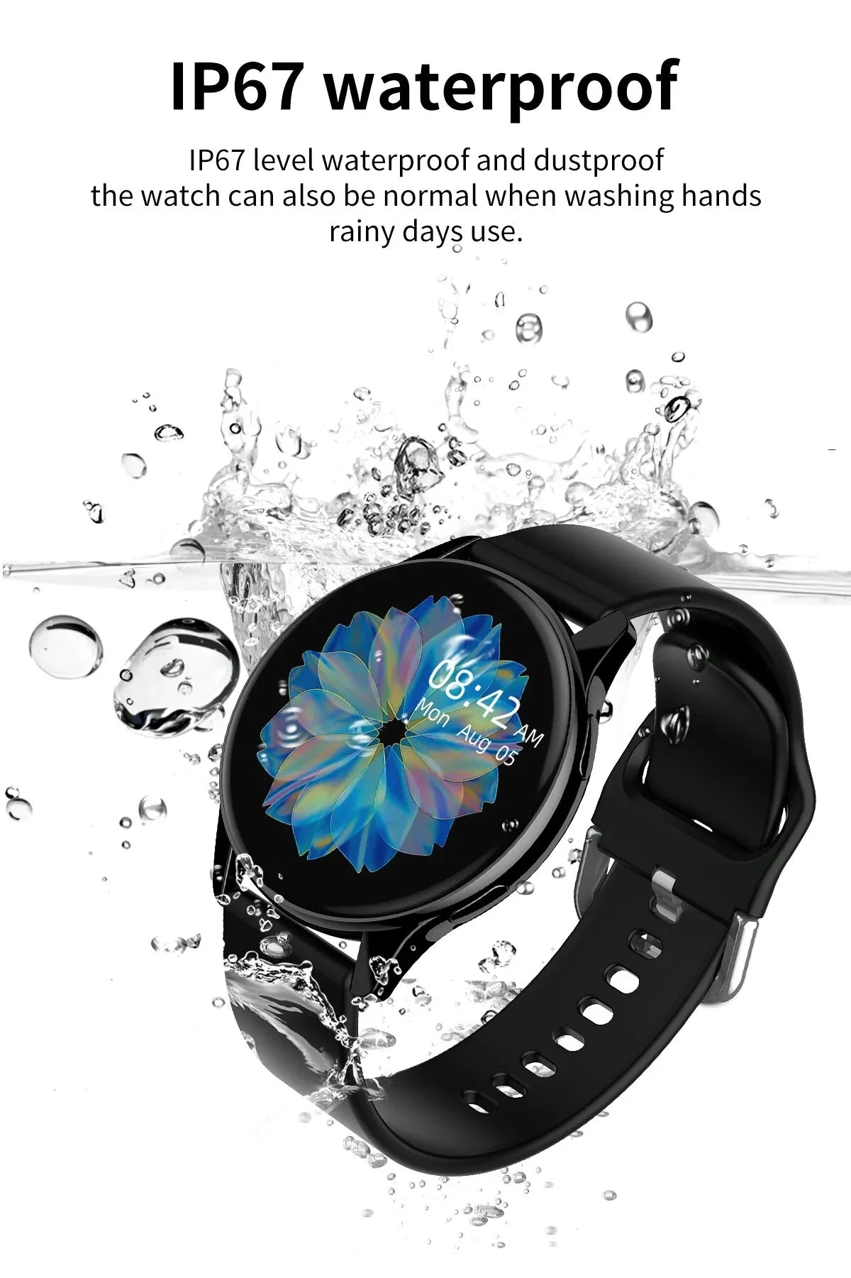 LIGE New Smart Watch 2025 Wireless Charging Smartwatch – Bluetooth Calls, Custom Watch Face, Fitness Bracelet