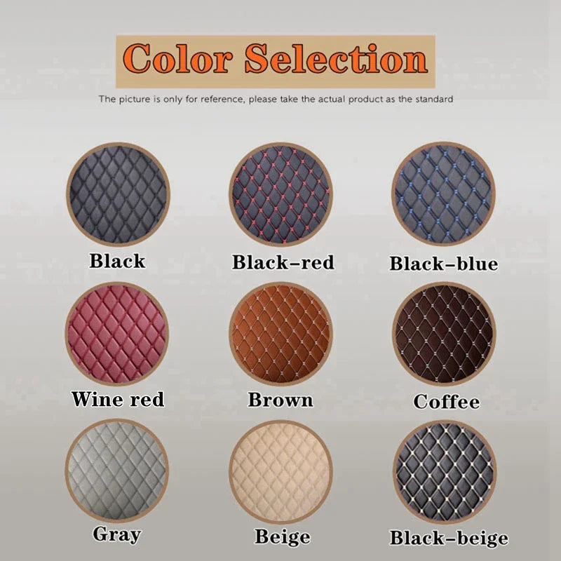 Car Floor Mats 5pcs – PU Leather Waterproof Full Set