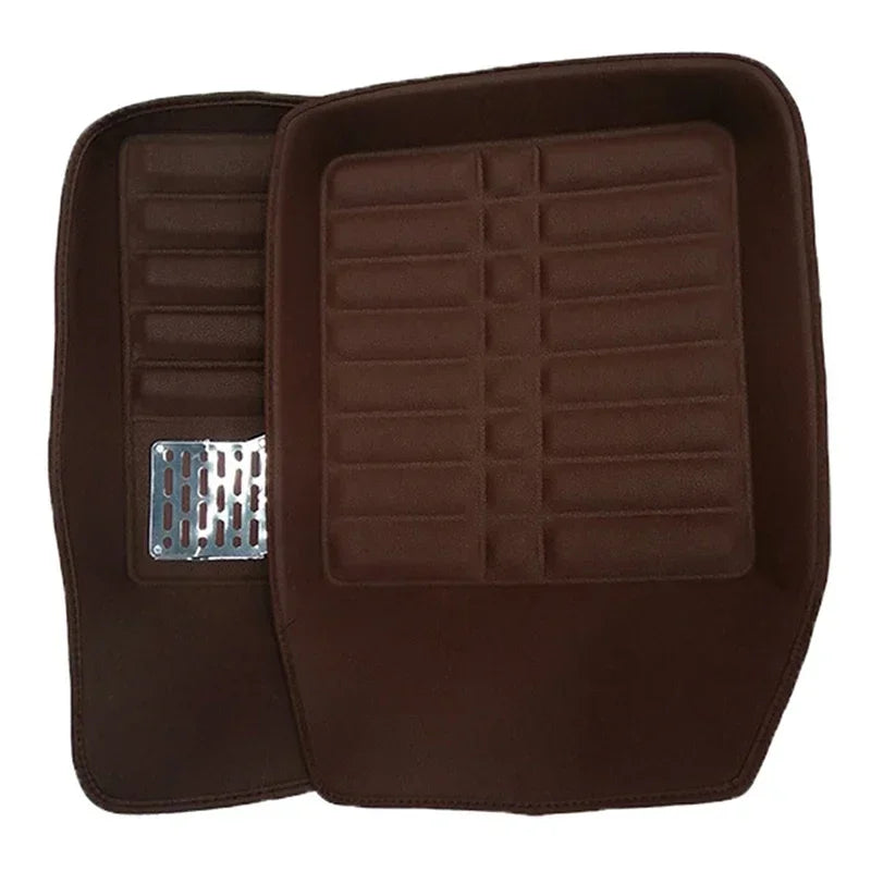 5pcs Universal Car Auto Floor Mats FloorLiner Front&Rear Carpet All Weather Mat