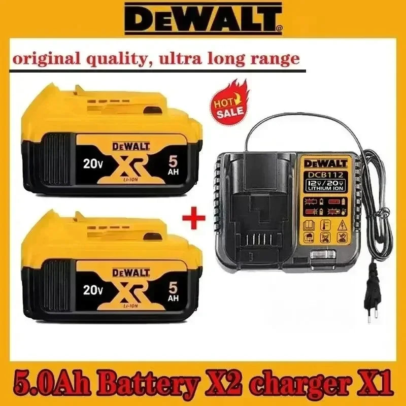 Original DEWALT 20V/60V Battery — DCB606 DCB609 DCB182 DCB205 DCB206 DCB209 | 18V 6Ah 9Ah
