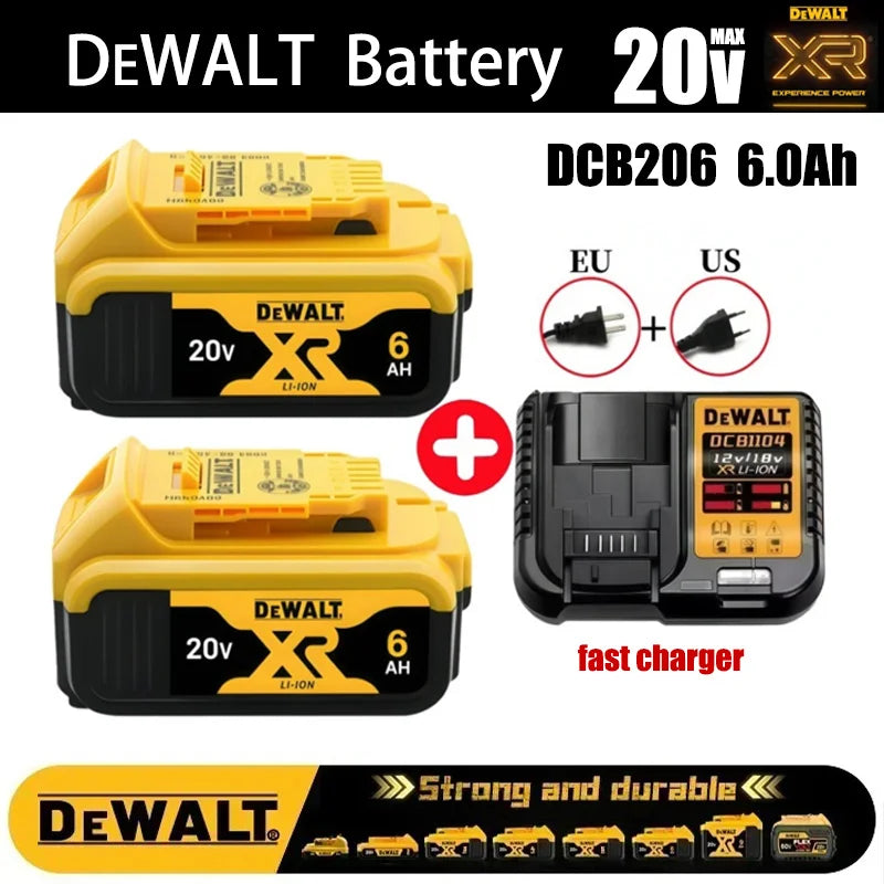 DeWalt 18V/20V 6Ah MAX FlexVolt Battery with Charger Protection — DCB606/DCB205/DCB206