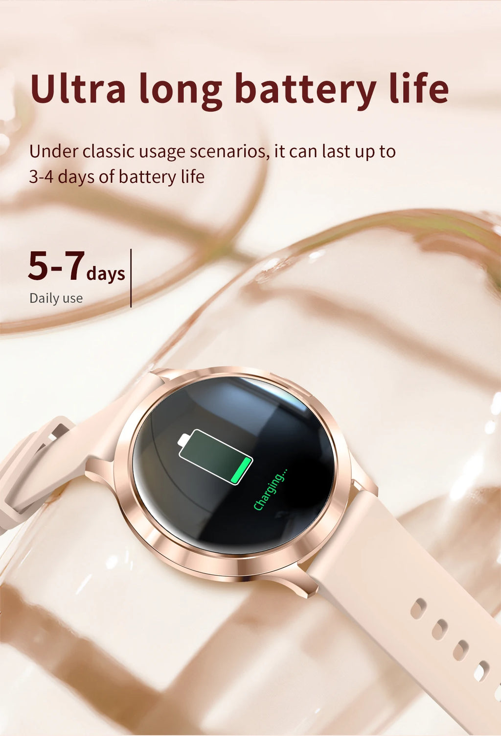 1.32-Inch AMOLED Smartwatch with 100+ Sports Modes & Bluetooth Calling