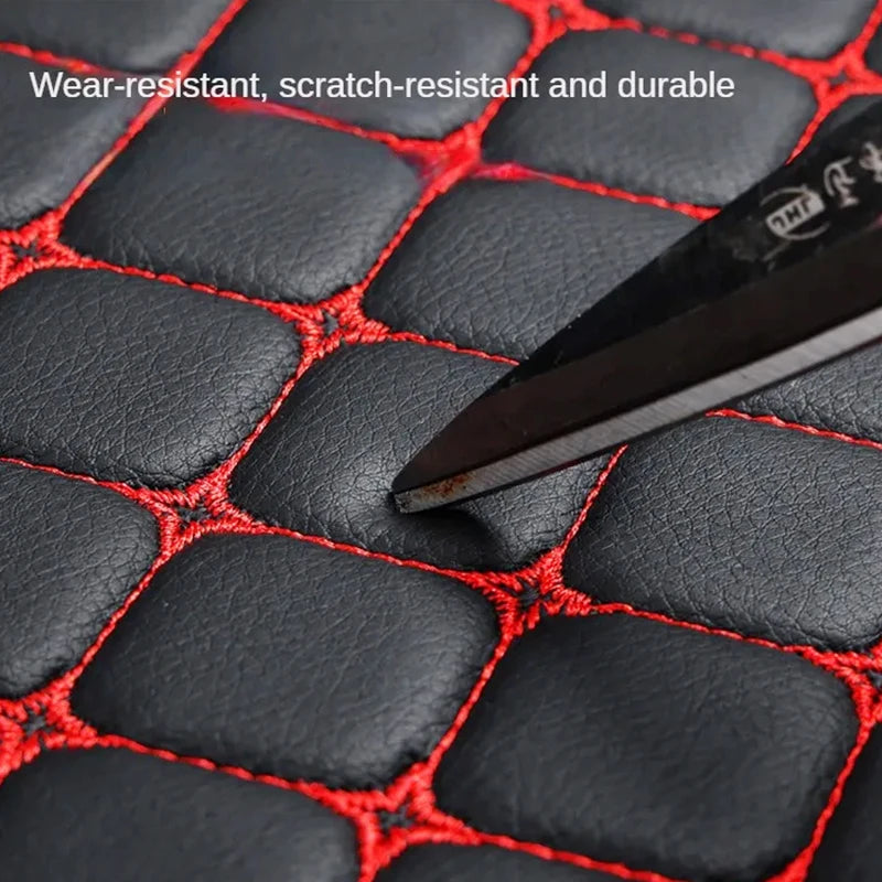 PU Leather Car Seat Cover Universal Minimalism Soft Seat Cushion Protective Cover with Storage Pocket Car Interior Accessories