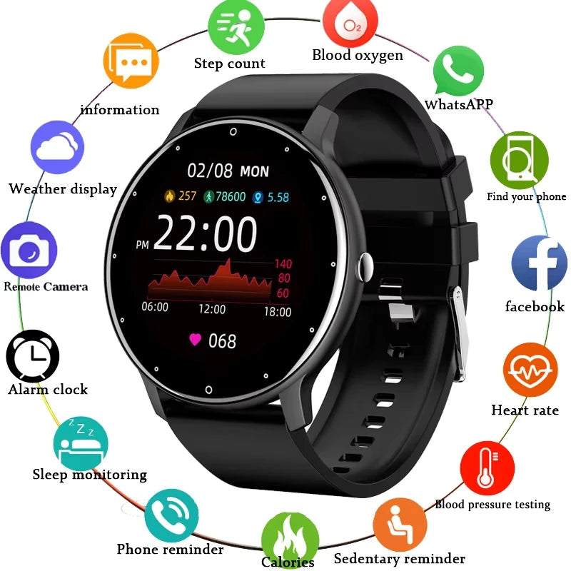 LIGE Smartwatch for Women & Men – Bluetooth Calls and Fitness Tracking