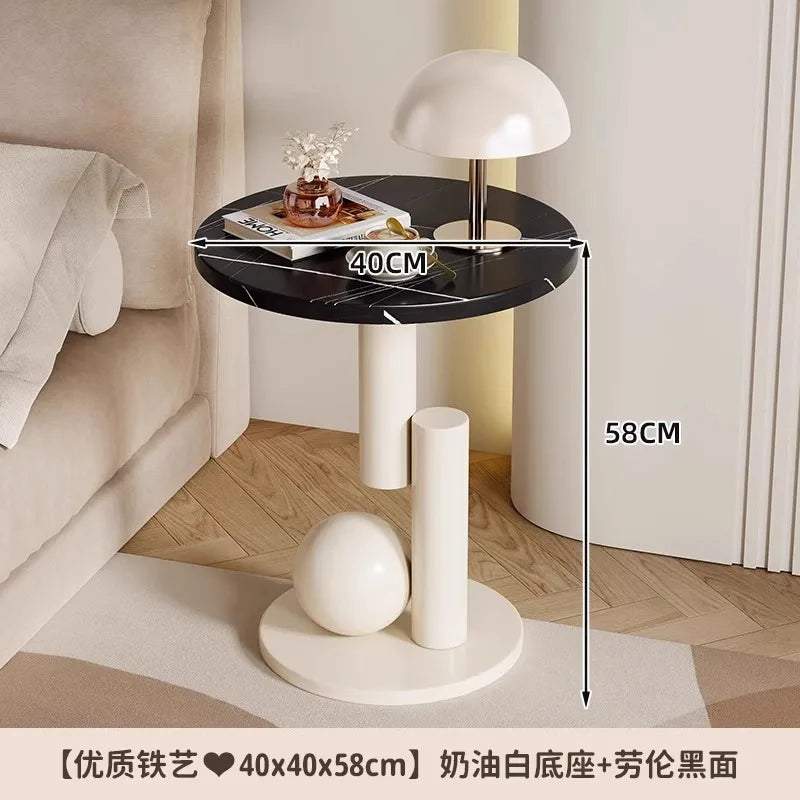 Light Luxury Sofa Side Table – Modern Living Room Coffee Table