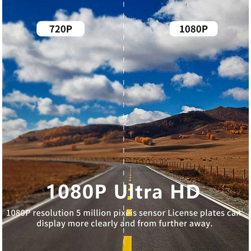 1080P Dash Cam for Cars Car Camera Dash Cam WIFI Camera for Car Front and Rear Dash Camera Black Box 24H Parking Mode Recorder