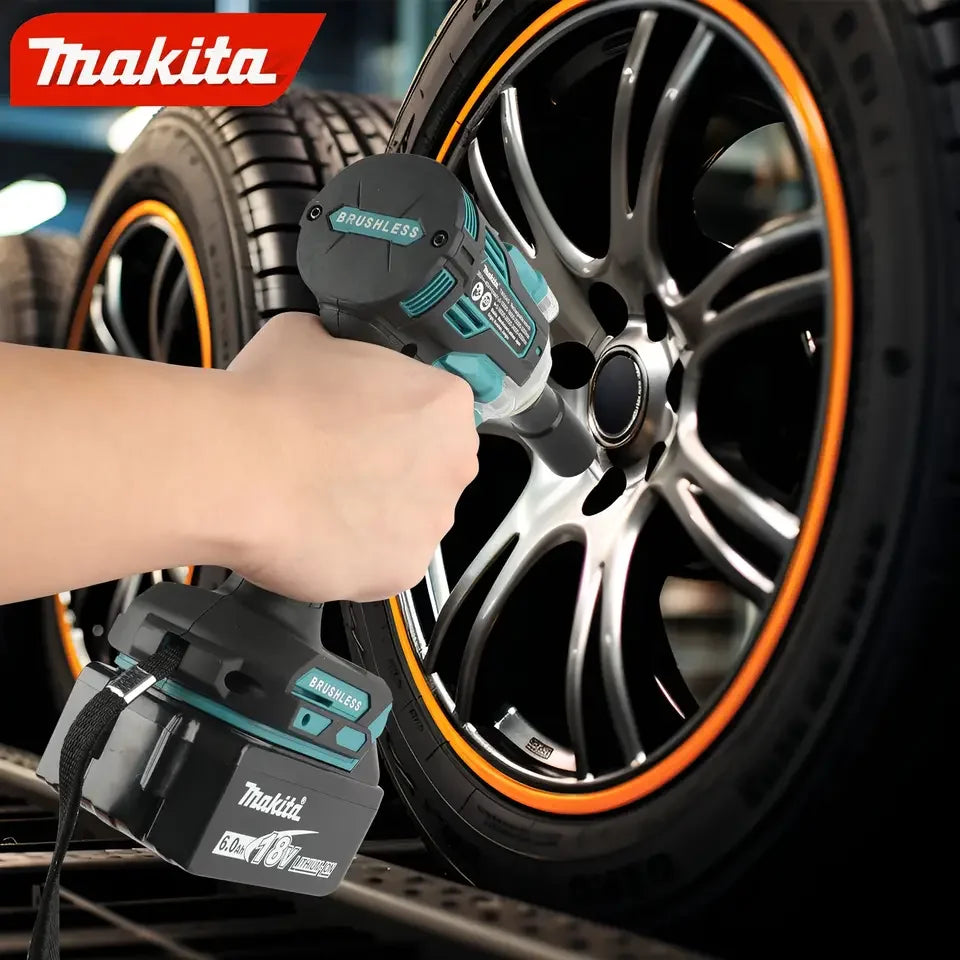 Makita 18V TW004G Brushless Electric Impact Wrench — High Torque Wind Cannon
