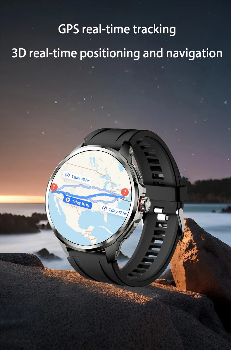 Original H99 Smart Watch Android Watches 1.95inch Amoled Screen Men's Smartwatch With 8MP Rotating Camera GPS WIFI Sim Card Slot