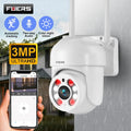 FUERS 3MP PTZ Outdoor WiFi Security Camera, 4X Zoom, AI Auto Tracking