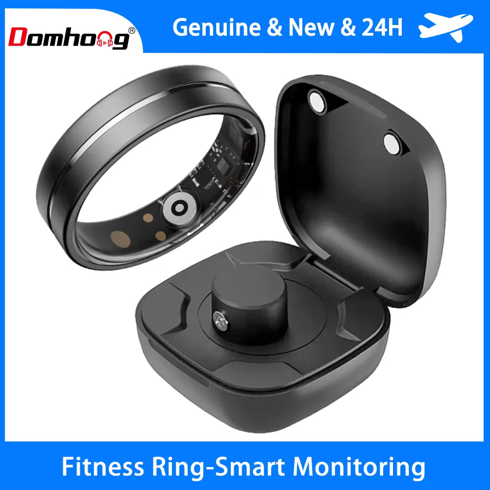 Smart Health Ring 5ATM Waterproof – Heart Rate, Blood Oxygen & Sleep Tracker