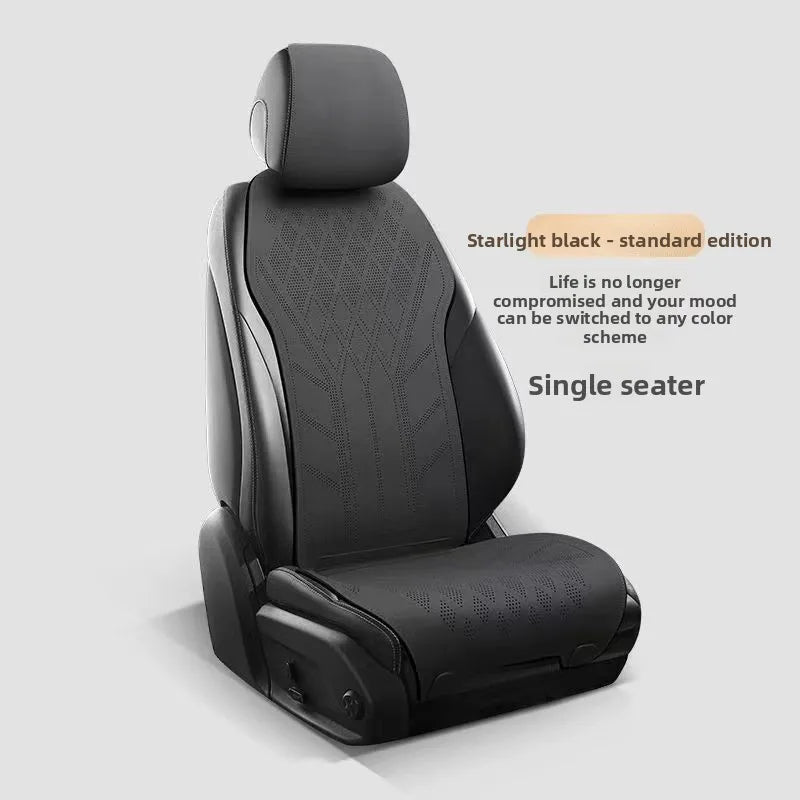 High Quality Suede Cover Universal High-end Car Seat Cover Breathable Seat Anti-slip Luxury Car Protection Thin Suede Seat Cover
