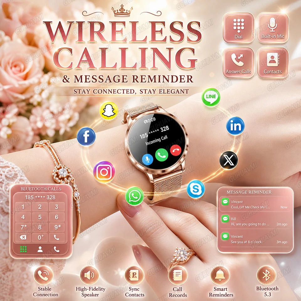 1.32-Inch AMOLED Smartwatch with 100+ Sports Modes & Bluetooth Calling