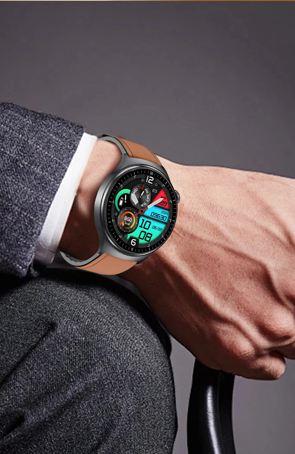 2026 New Diagnosis ECG Smart Watch Sport AI Accurate Uric Acid Blood Pressure Body Fat Five Organ Fitness Waterproof Smartwatch