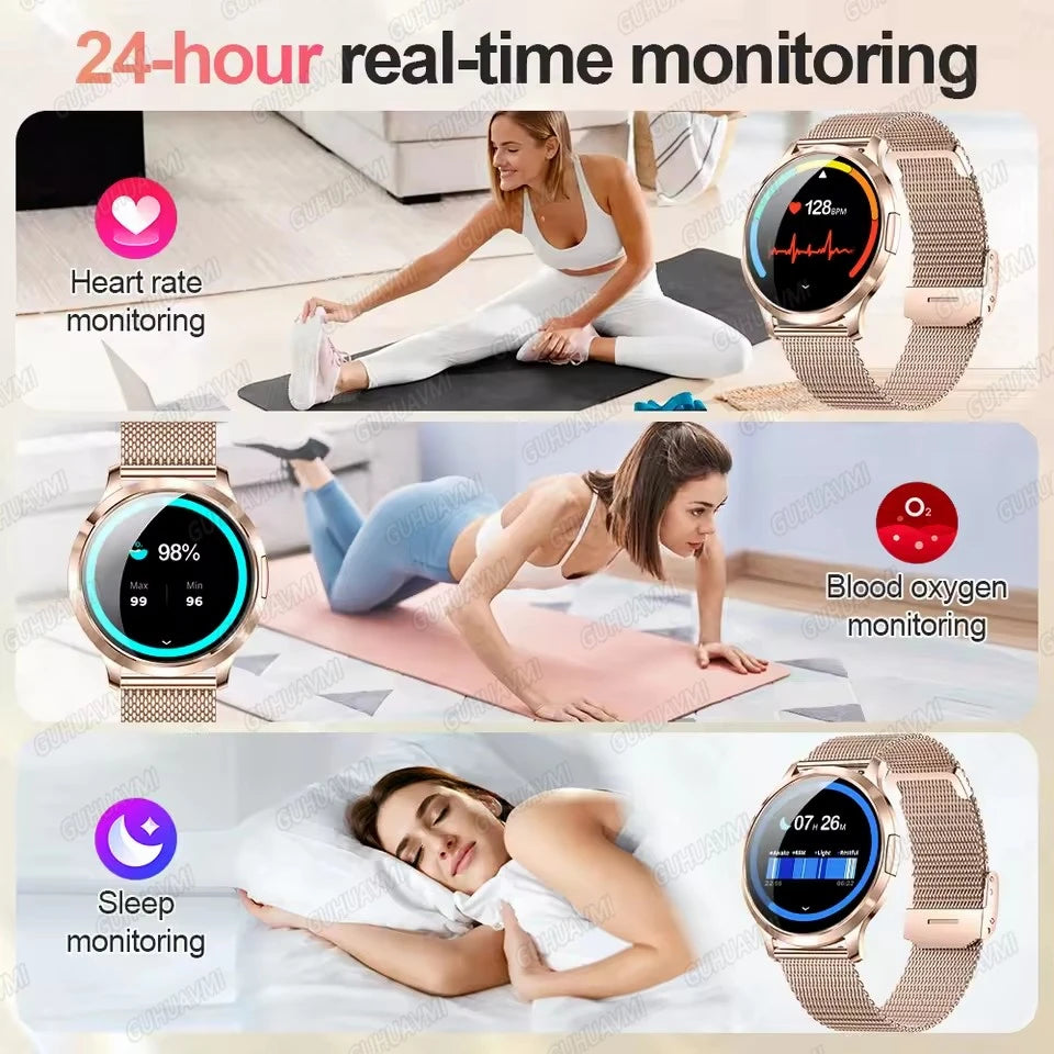 1.32-Inch AMOLED Smartwatch with 100+ Sports Modes & Bluetooth Calling