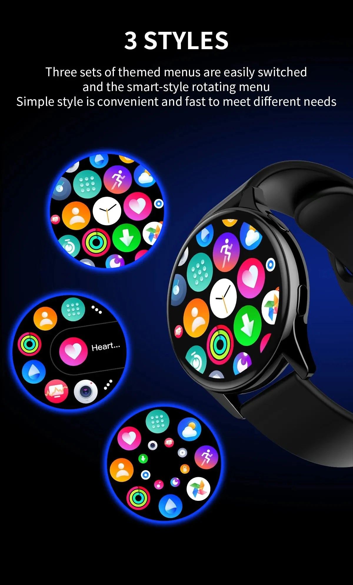 LIGE New Smart Watch 2025 Wireless Charging Smartwatch – Bluetooth Calls, Custom Watch Face, Fitness Bracelet