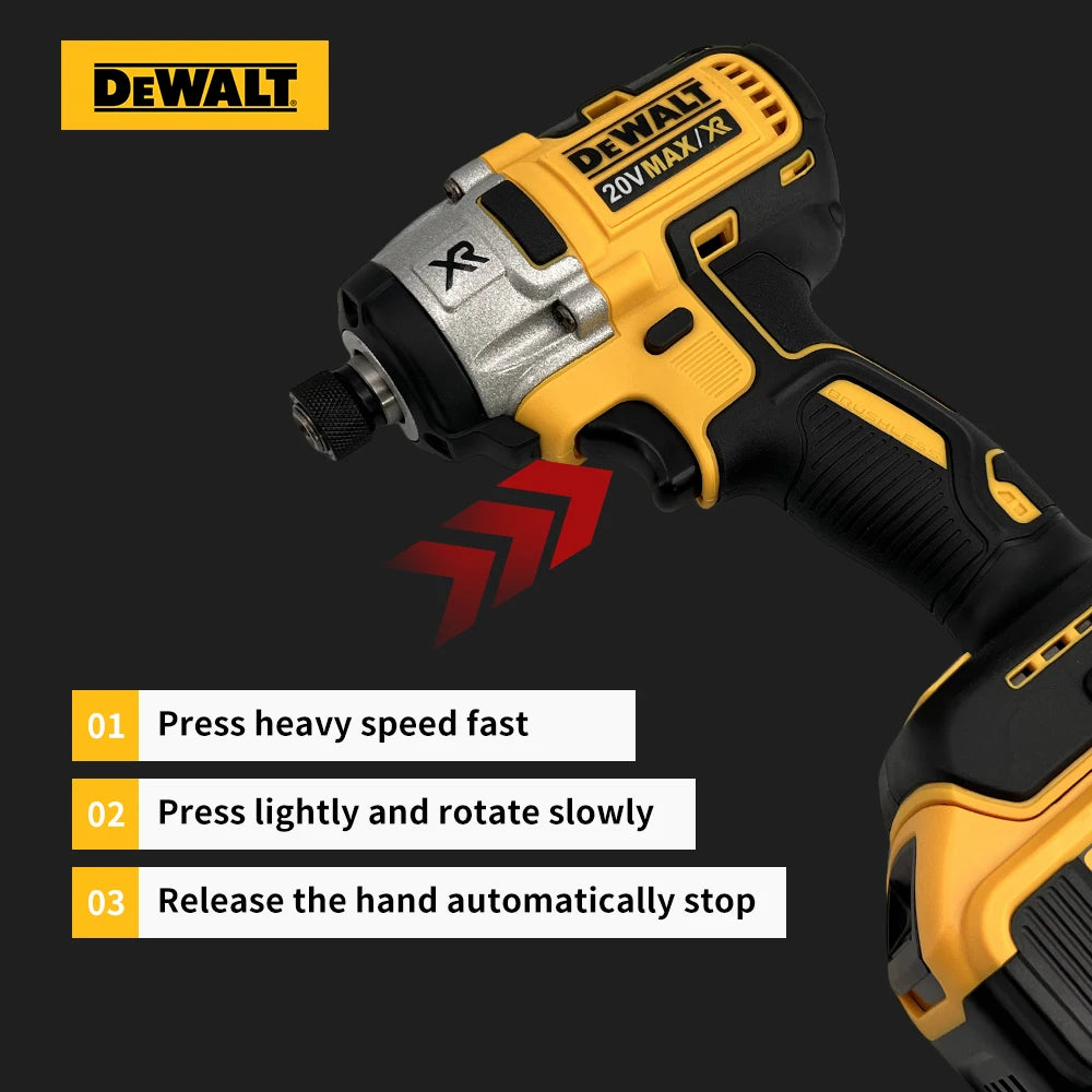 DEWALT DCD887 Cordless Brushless Electric Drill — Screwdriver Power Tool for Drilling & Screw Removal