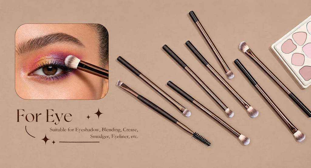 14pcs Professional Makeup Brushes – Premium Synthetic Travel Set