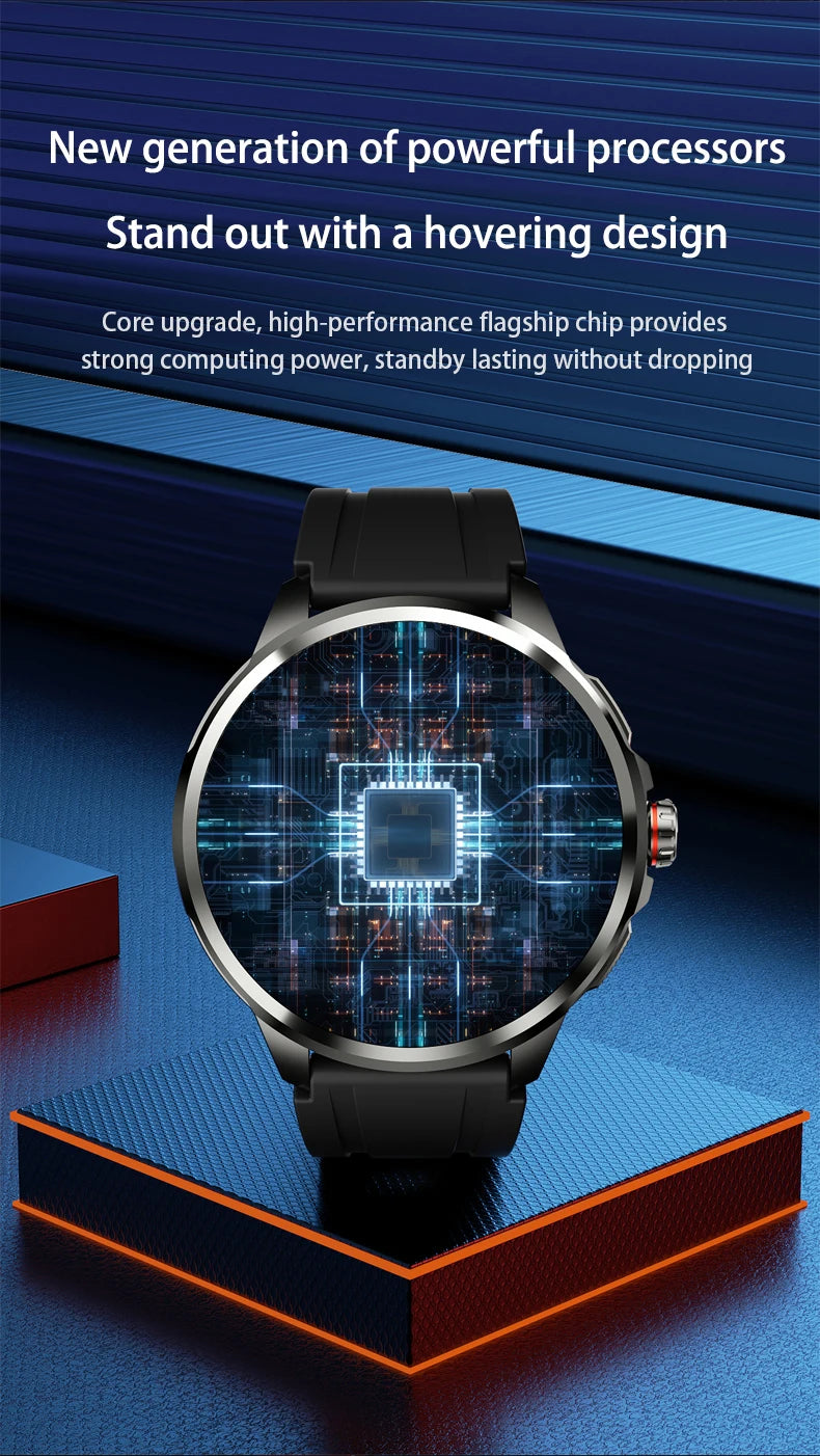 Original H99 Smart Watch Android Watches 1.95inch Amoled Screen Men's Smartwatch With 8MP Rotating Camera GPS WIFI Sim Card Slot