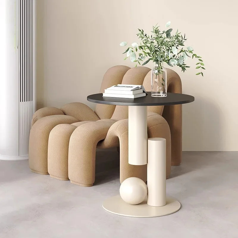 Light Luxury Sofa Side Table – Modern Living Room Coffee Table