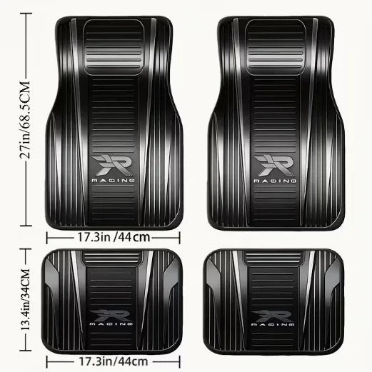 Personality Print Car Floor Mats 4pcs – Universal SUV/Truck/Car