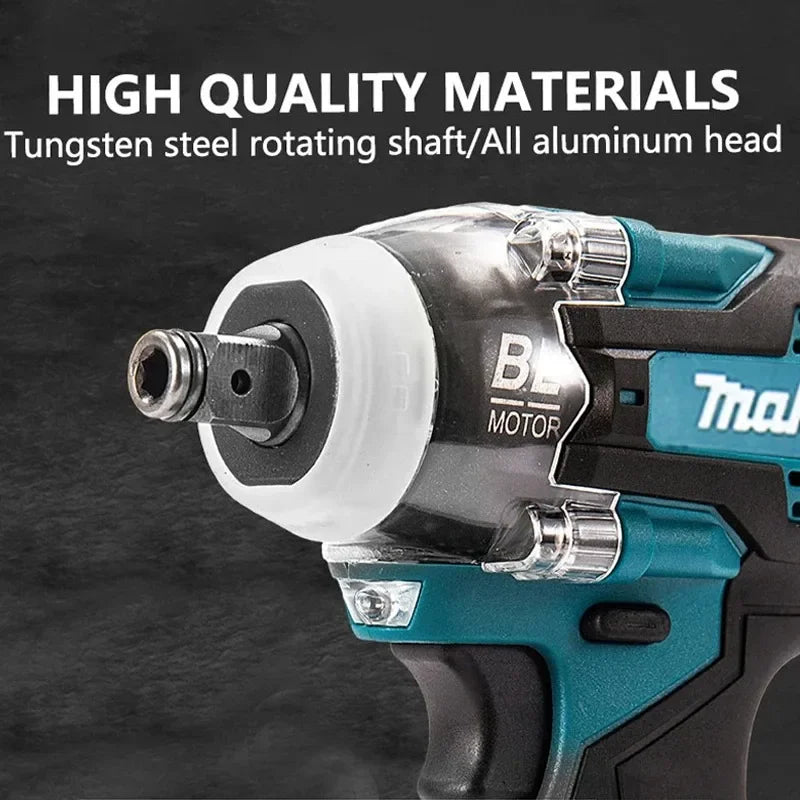 Makita 18V TW004G Brushless Electric Impact Wrench — High Torque Wind Cannon