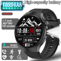 New Men's Smart Watch ,Health Monitor ,Bluetooth Call ,1000mAh Battery large battery,LED Flashlight ,100+Sport Mode Smart Watch