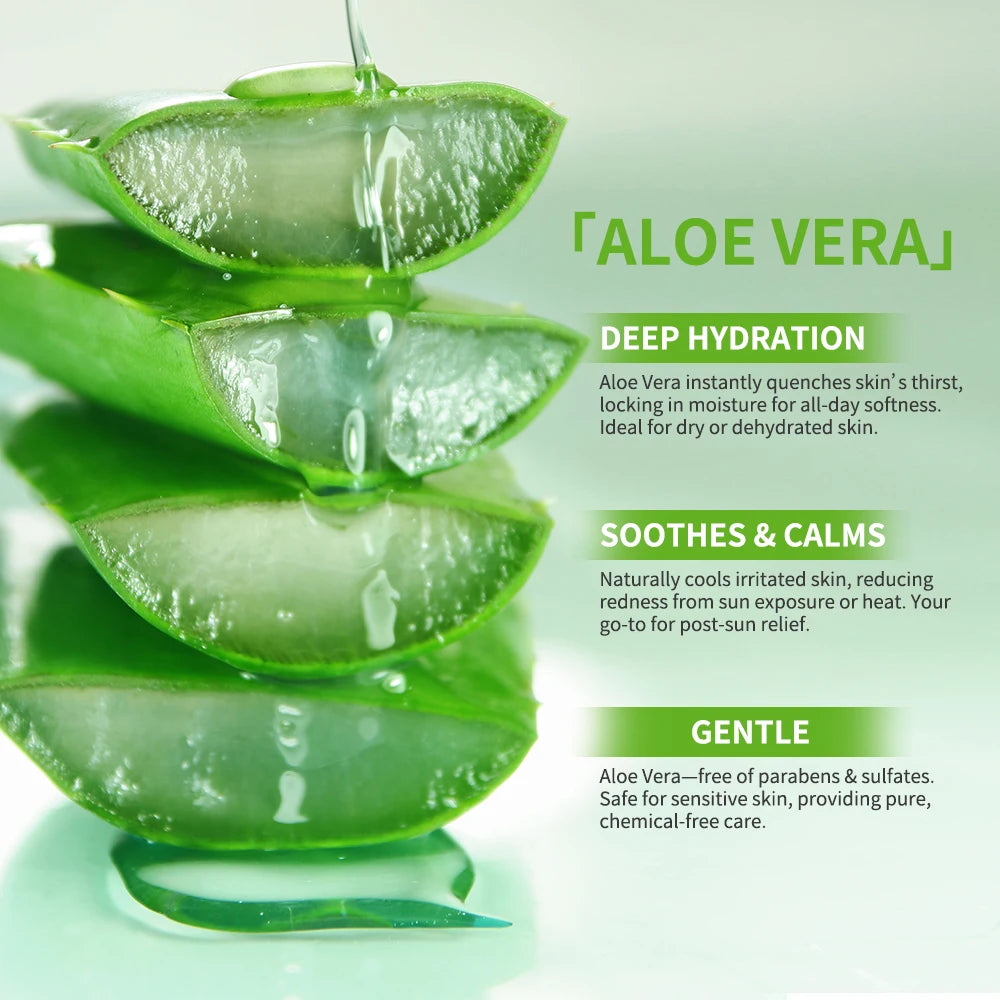 Aloe Vera Skin Care Set – 6-in-1 Deep Moisturising, Brightening & Nourishing Kit