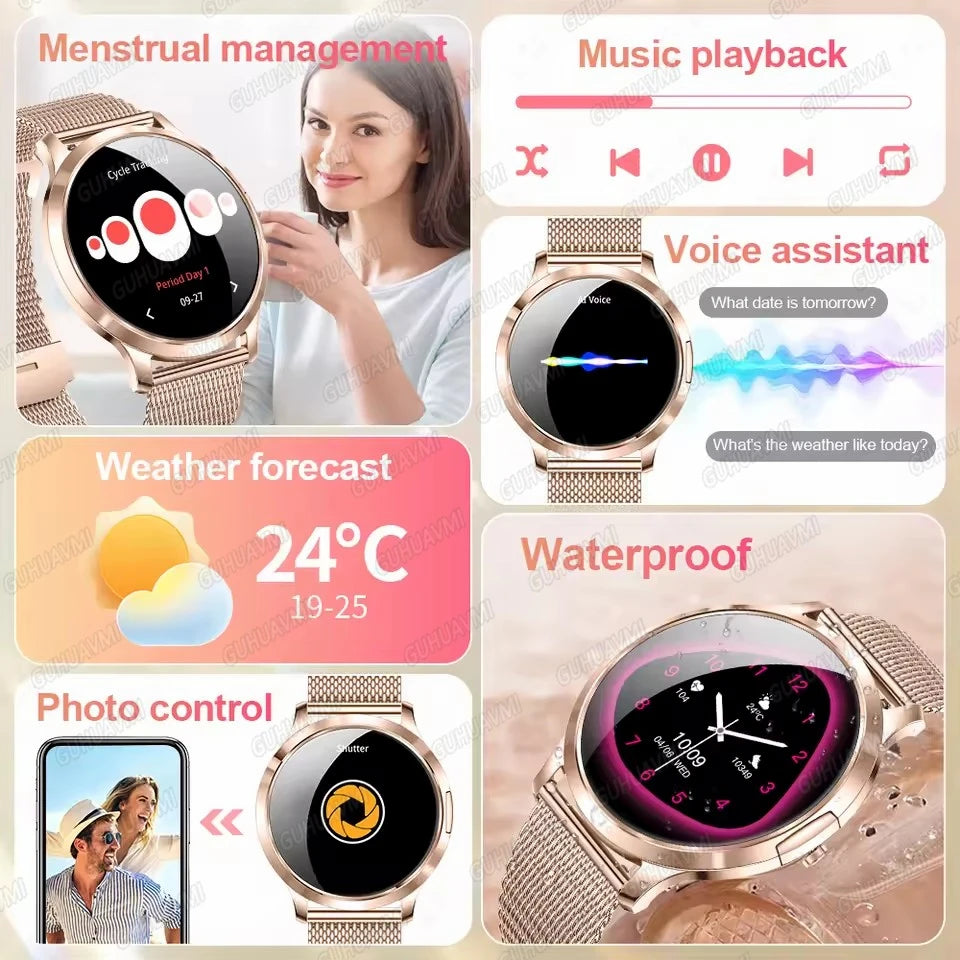 1.32-Inch AMOLED Smartwatch with 100+ Sports Modes & Bluetooth Calling