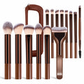 14pcs Professional Makeup Brushes – Premium Synthetic Travel Set