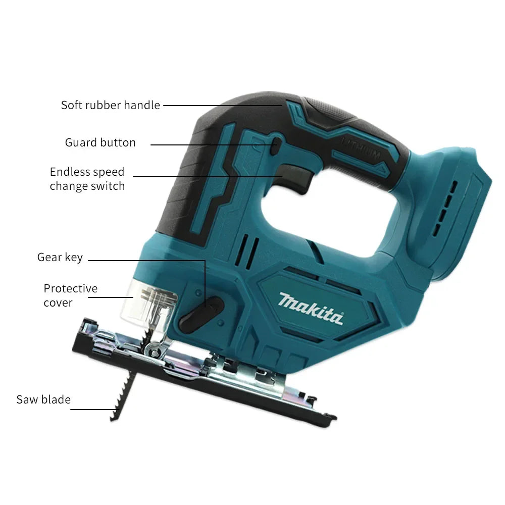 Makita-Compatible Cordless Jigsaw – Brushless, 2000RPM